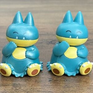 Pokémon 2 MUNCHLAX Metallic Collectible Toy Battle Figure WCT 2019 Cake Topper